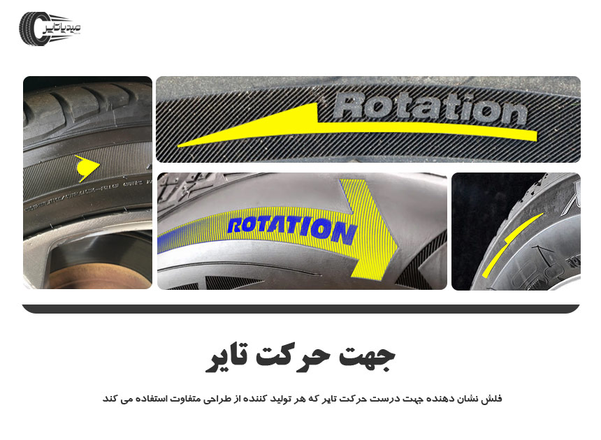 معانی و مفاهیم اعداد و نماد های روی تایر